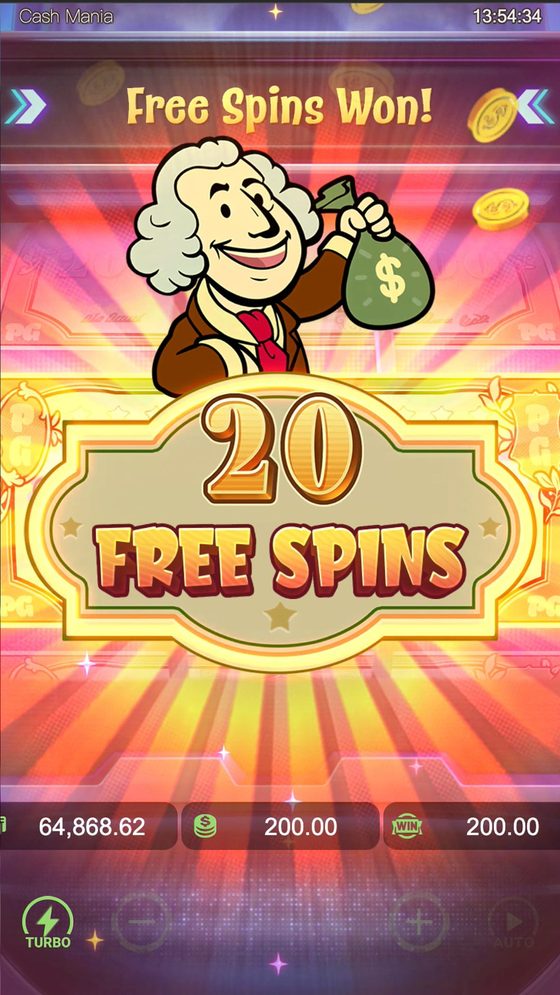 Cash Mania Rodadas Grátis ativadas - PG Soft